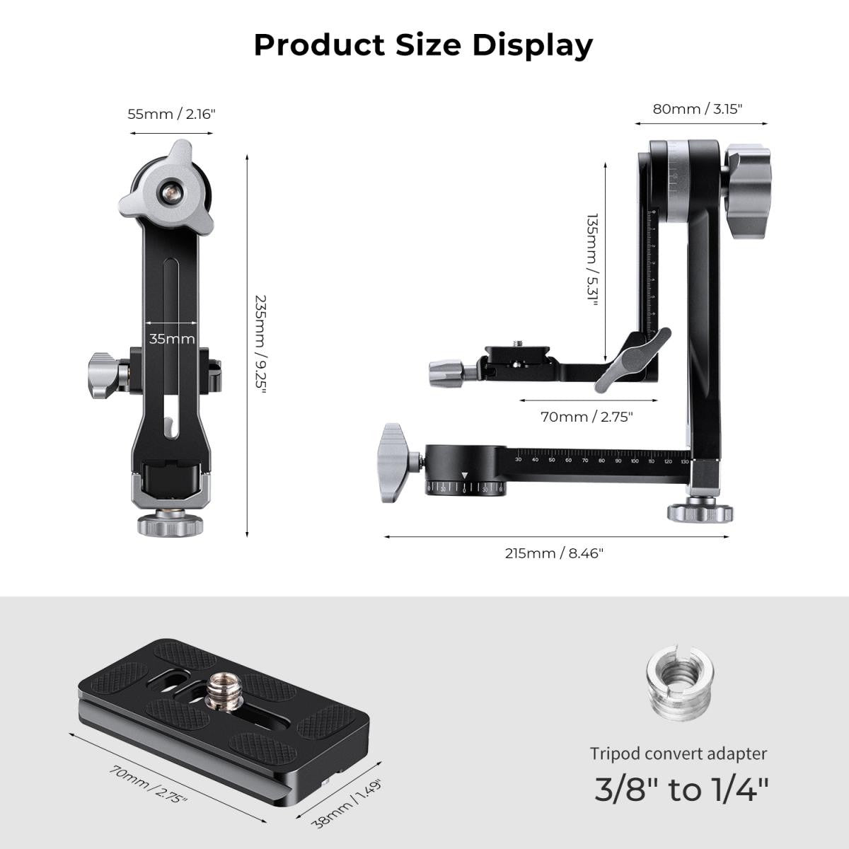 K&F Cantilever 360° Panoramic Head
