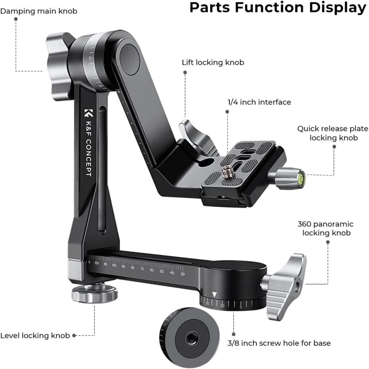K&F Cantilever 360° Panoramic Head