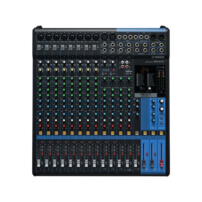 16 канален смесителен пулт  Yamaha MG16XU - Digital Mixer and Recorder