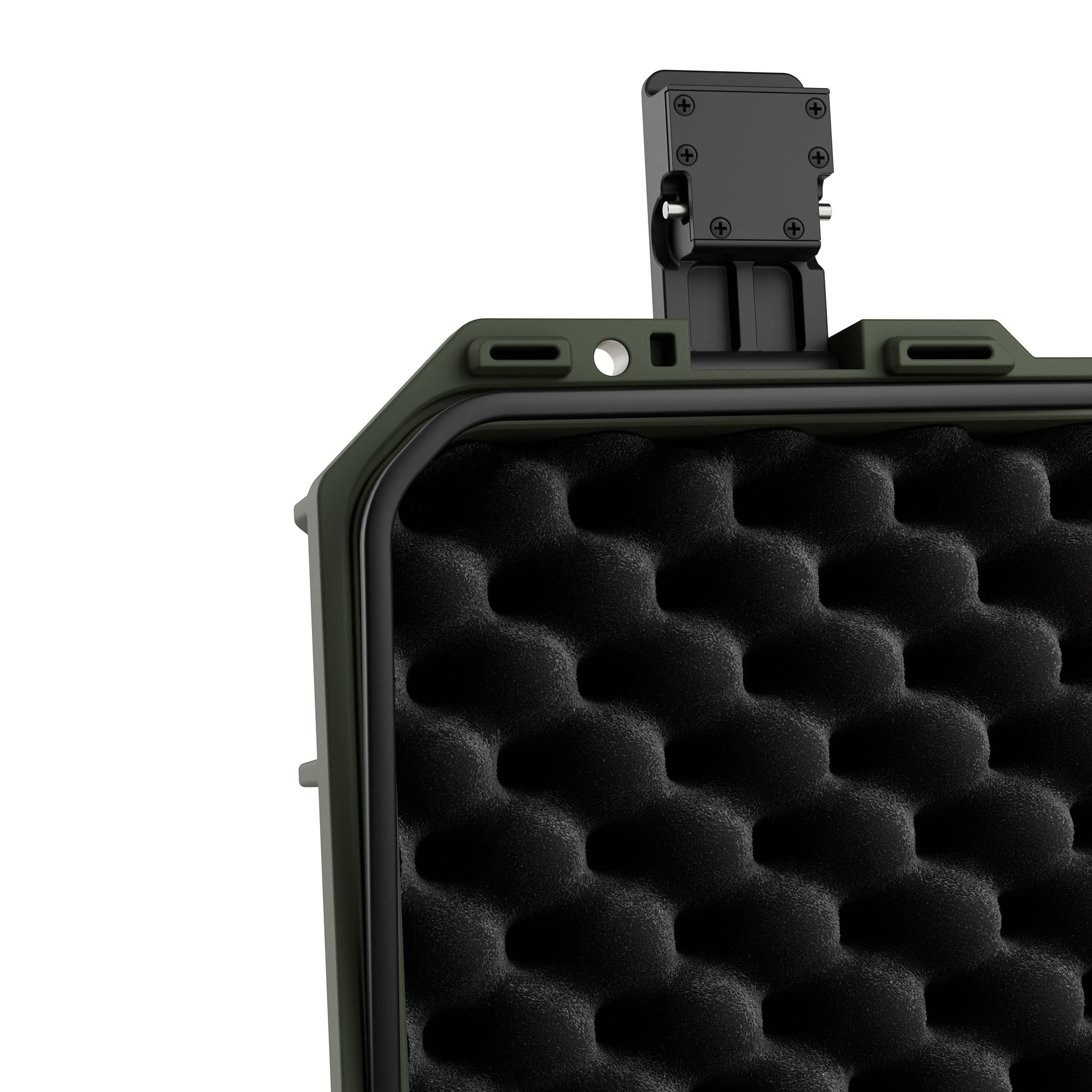 Твърд куфар с колелца GUTEK Tortoise T-300 Olive Drab Green - IP67