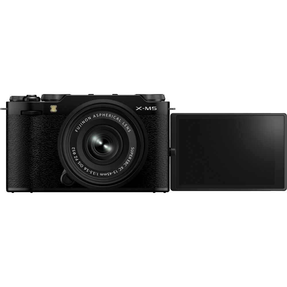 Фотоапарат Fujifilm X-M5 с обектив XC 15-45mm f/3.5-5.6 (Черен)