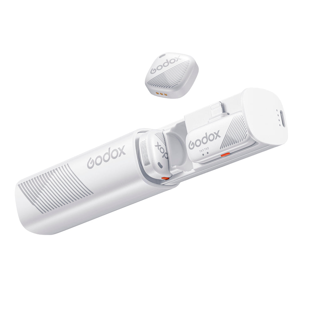 Godox Cube-SL Kit2 2.4GHz безжична микрофонна система (White)