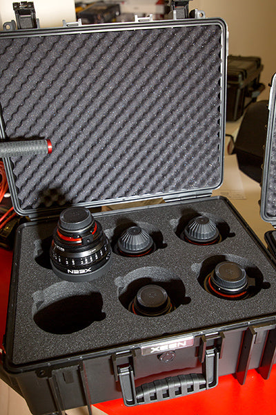 Case for 6 cinema lenses XEEN