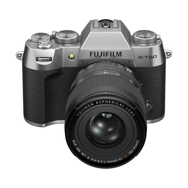 Фотоапарат Fujifilm X-T50 Сребърен с обектив XF 16-50mm f/2.8-4.8 Lens