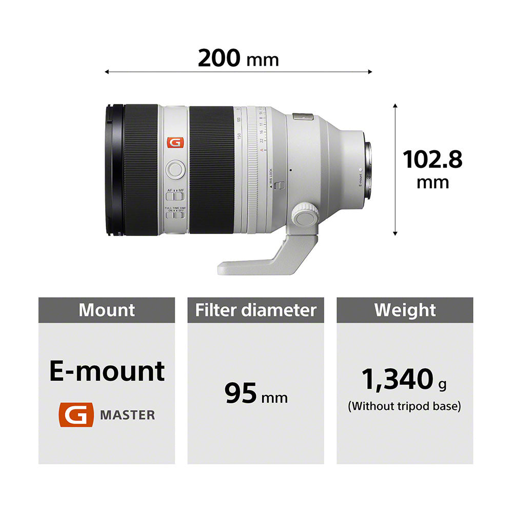 Обектив Sony FE 50-150mm F2 GM