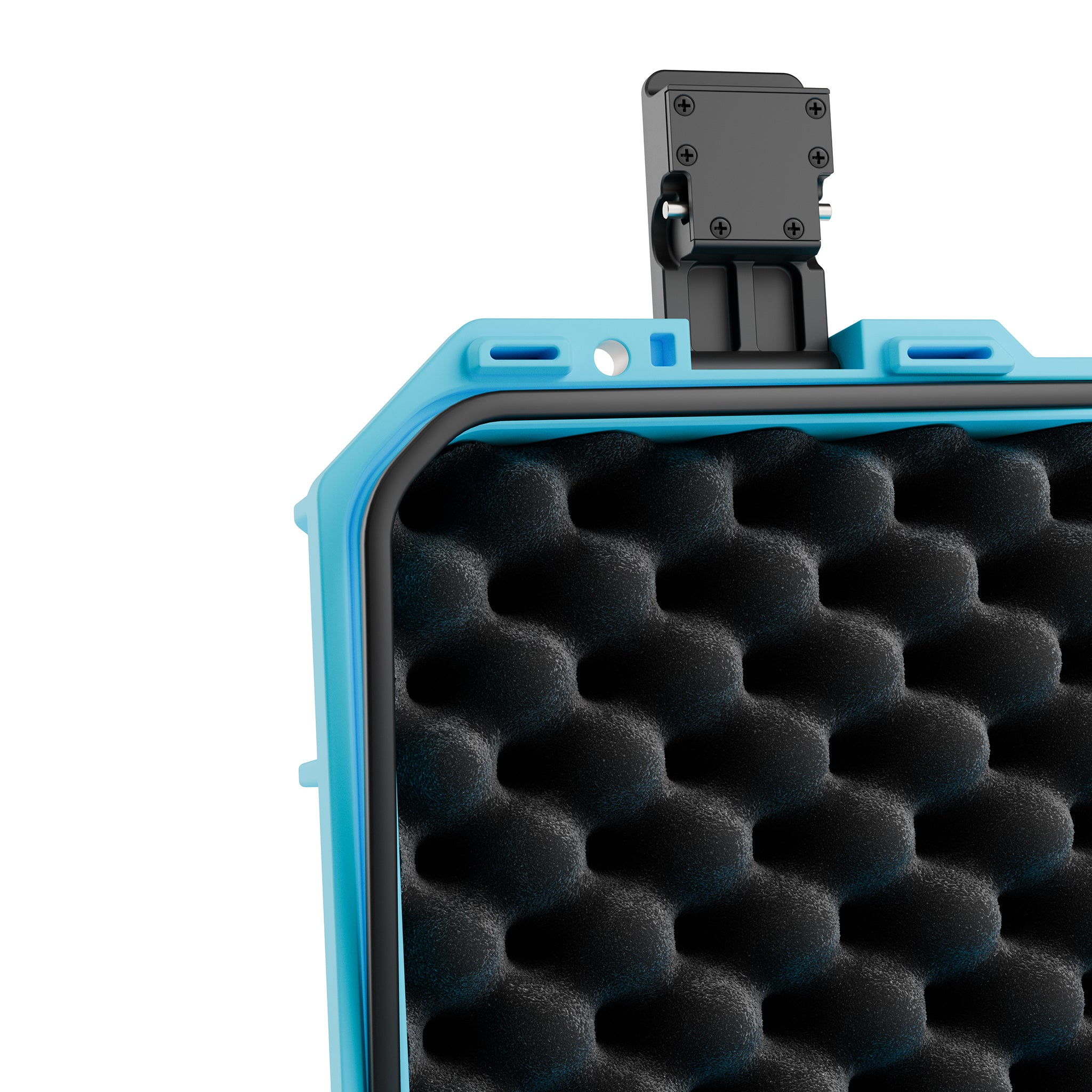 Твърд куфар с колелца GUTEK Tortoise T-300 Azure Blue - IP67