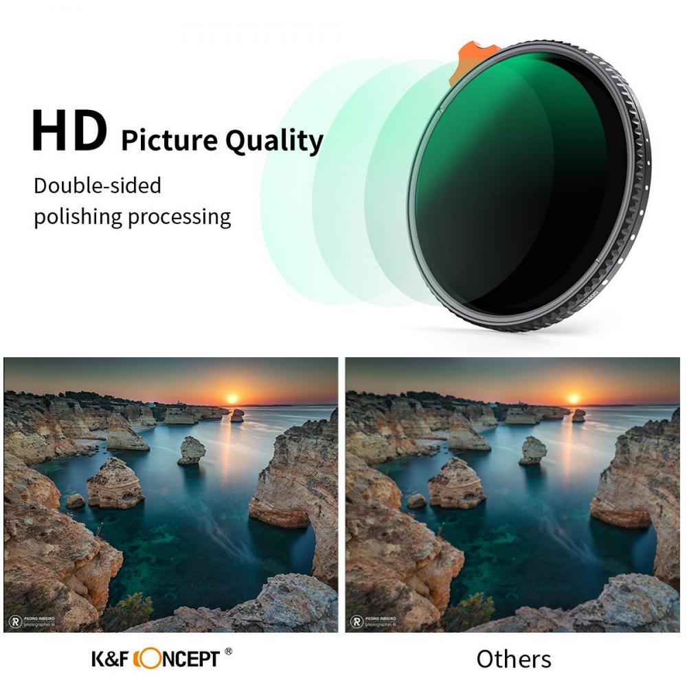 K&F Concept 95mm Variable ND Filter ND2-ND400 (9 Stop)