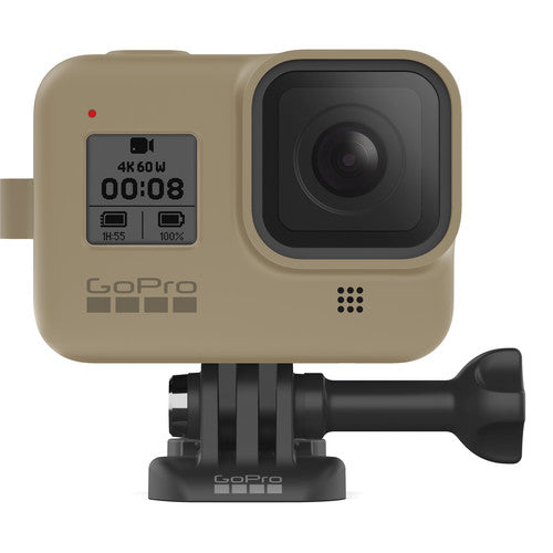 GoPro Silicone Sleeve and Adjustable Lanyard Kit for GoPro HERO8 (Sand)