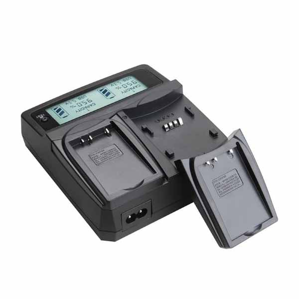 Мултифункционално двуканално зарядно устройство за Canon LP-E6 батерии CONST