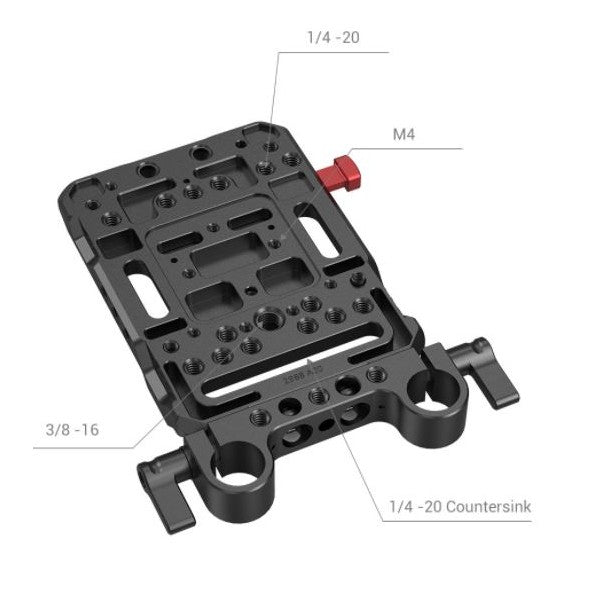 V-Lock плочка с клампа за тръби - SmallRig 3016