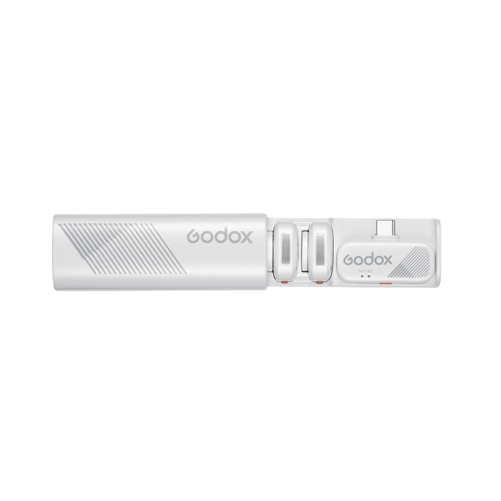 Godox Cube-SC Kit2 2.4GHz безжична микрофонна система (White)