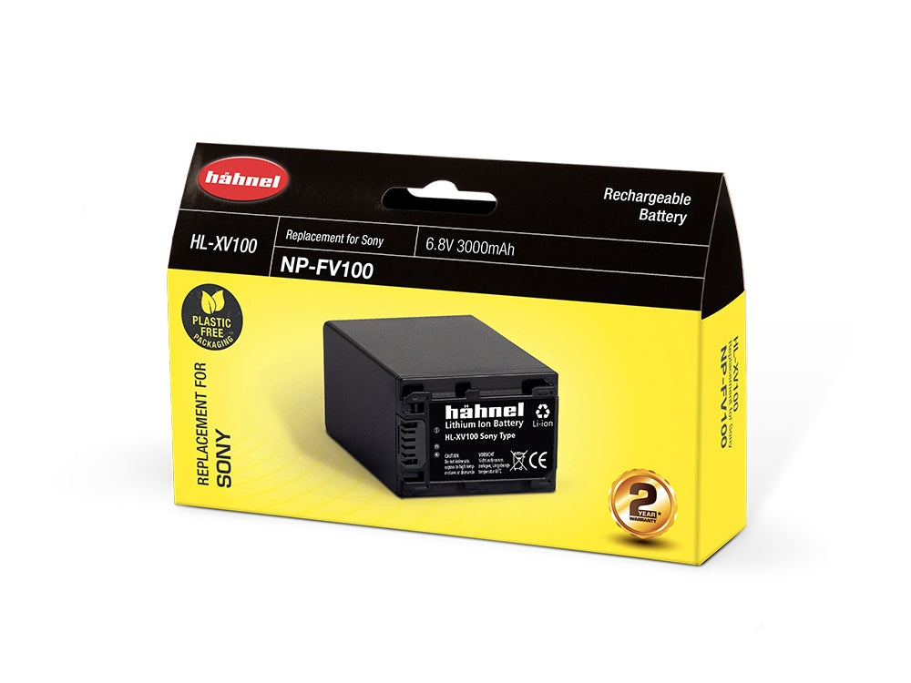 Батерия Hahnel HL-XV100 (заместител на NP-FV100), 3000mAh, 6.8V, 20.4Wh