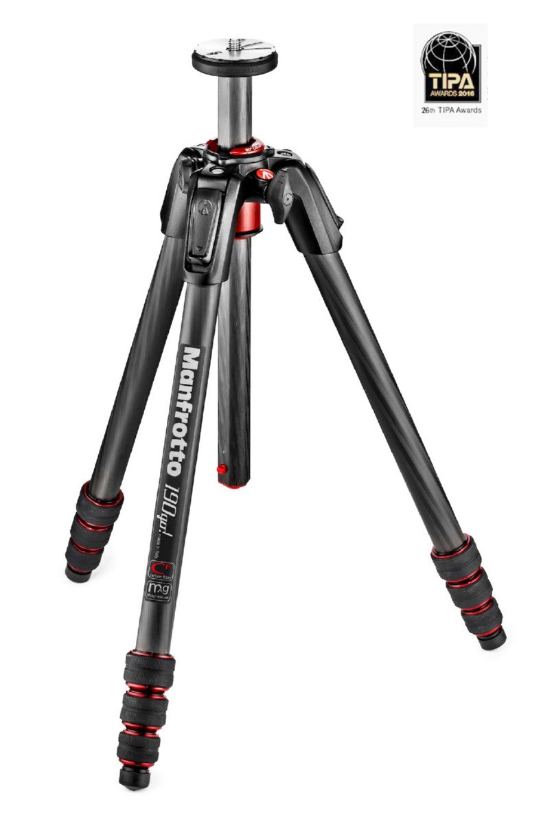Manfrotto 190GO! Карбонова 4-секционна основа - Спрян