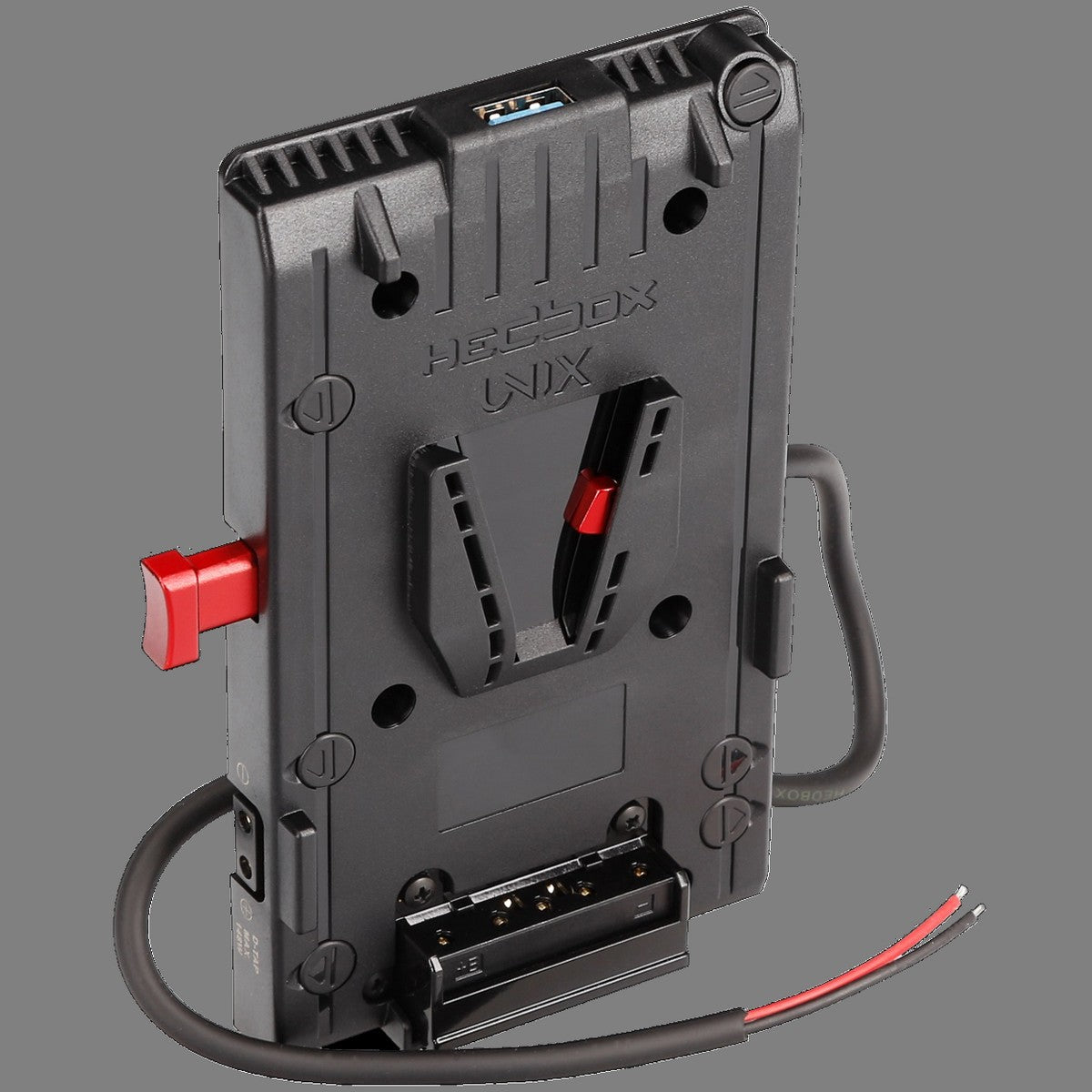 Hedbox Unix-12V V-Lock Adaptor Plate 3xD-tap, USB, & DC12V Internal Power Board