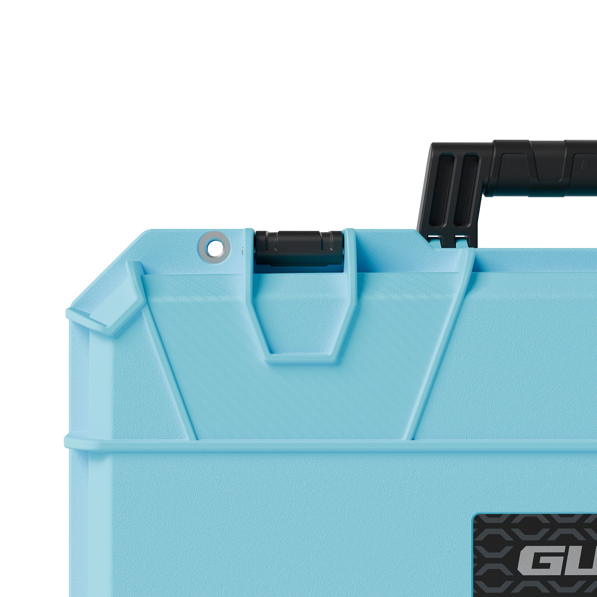 Твърд куфар с колелца GUTEK Tortoise T-300 Azure Blue - IP67