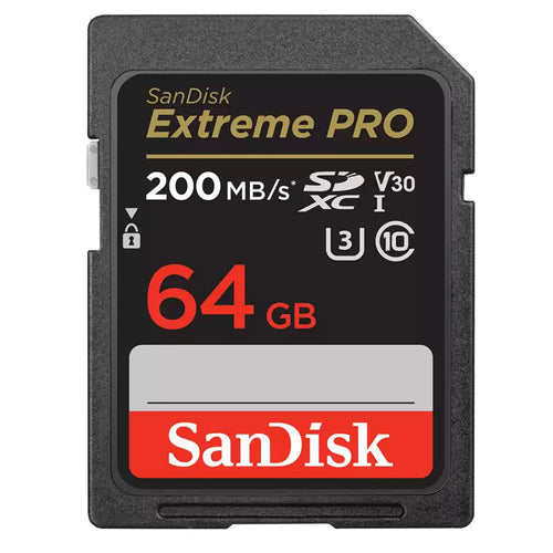 SD Карта памет SanDisk Extreme Pro SDXC 64GB - 200MB/s V30 UHS-I U3