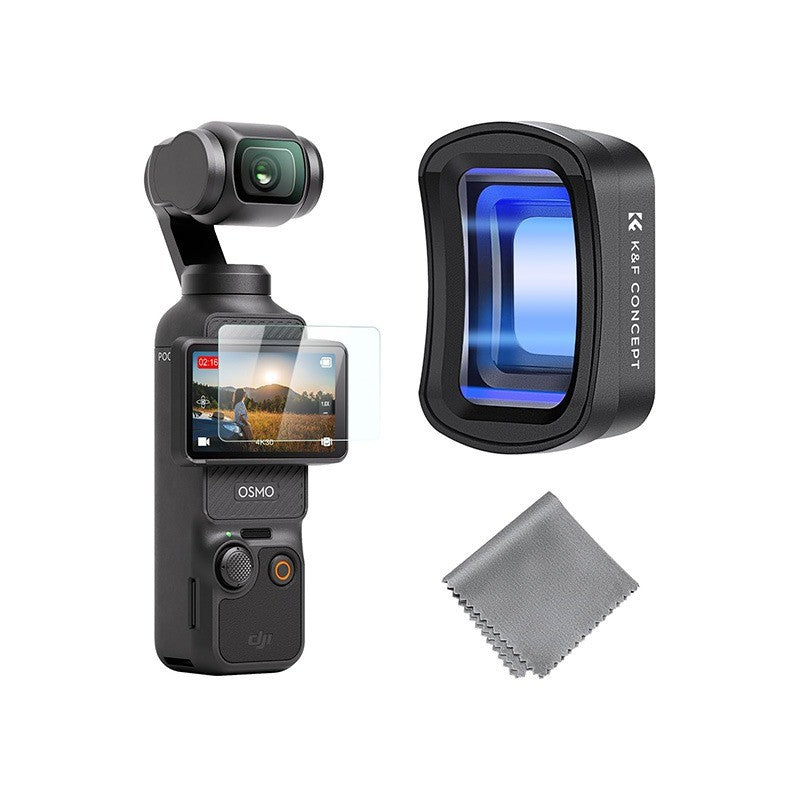 K&F Concept 1.2X анаморфен обектив, съвместим с DJI Osmo Pocket 3