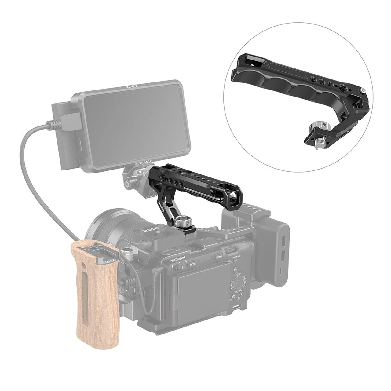 Дръжка с резби с Arri захват SmallRig 2165C