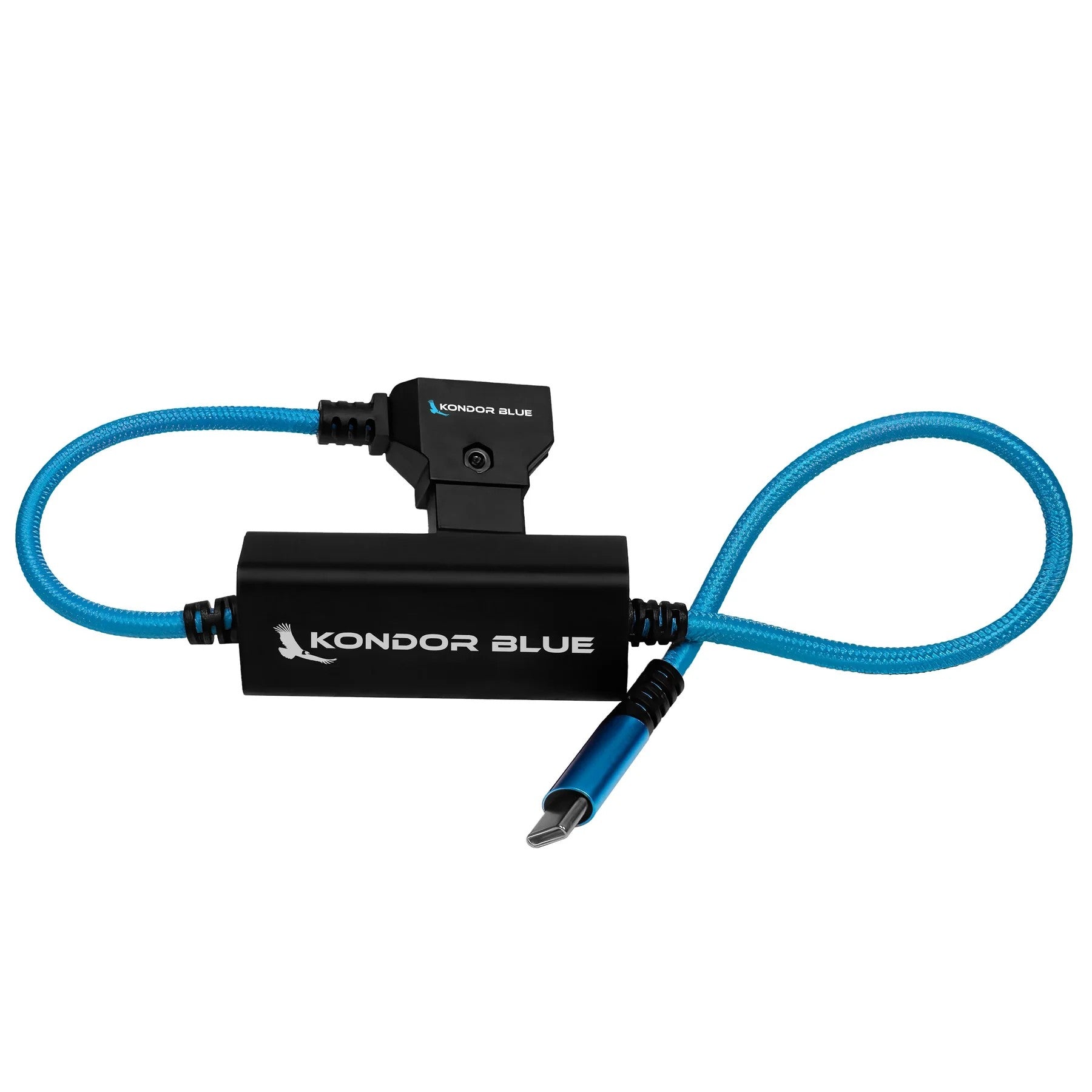 Kondor Blue 16in D-Tap to USB-C Power Delivery Cable for Mirrorless Cameras & Laptops