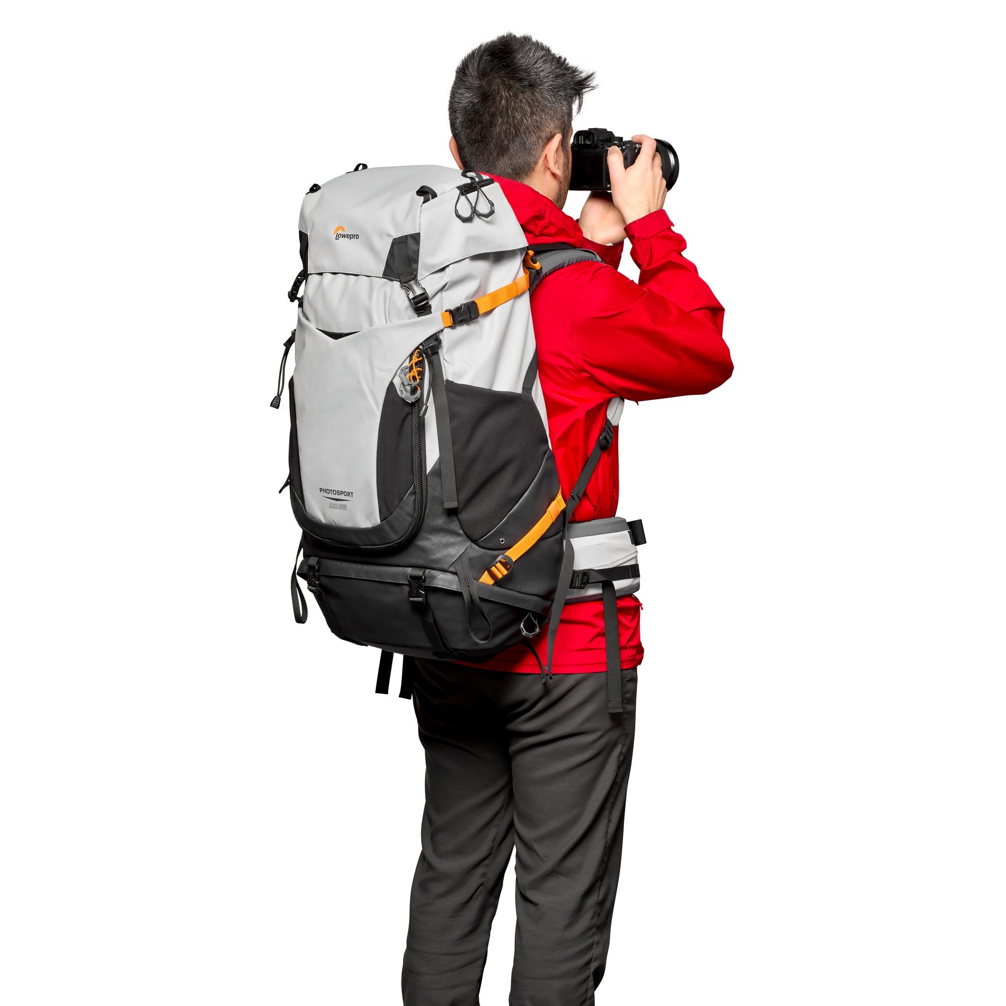 Раница Lowepro PhotoSport PRO 55L AW III (M-L) - Сив