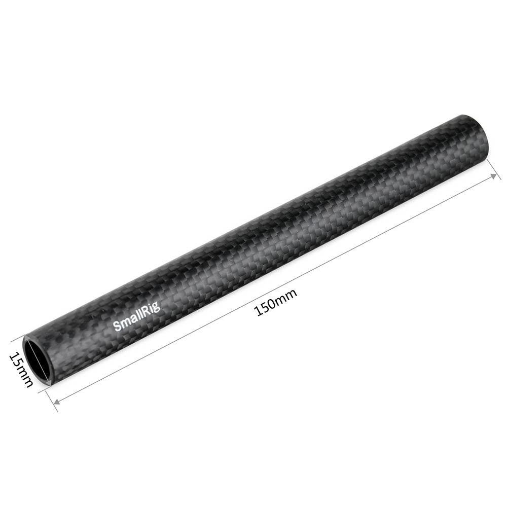 SmallRig 15mm Carbon Fiber Rod (6’’, pair)