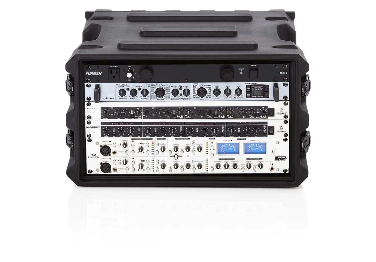 Аудио рак  Gator Frameworks 6U, 19 inches Deep Molded Audio Rack
