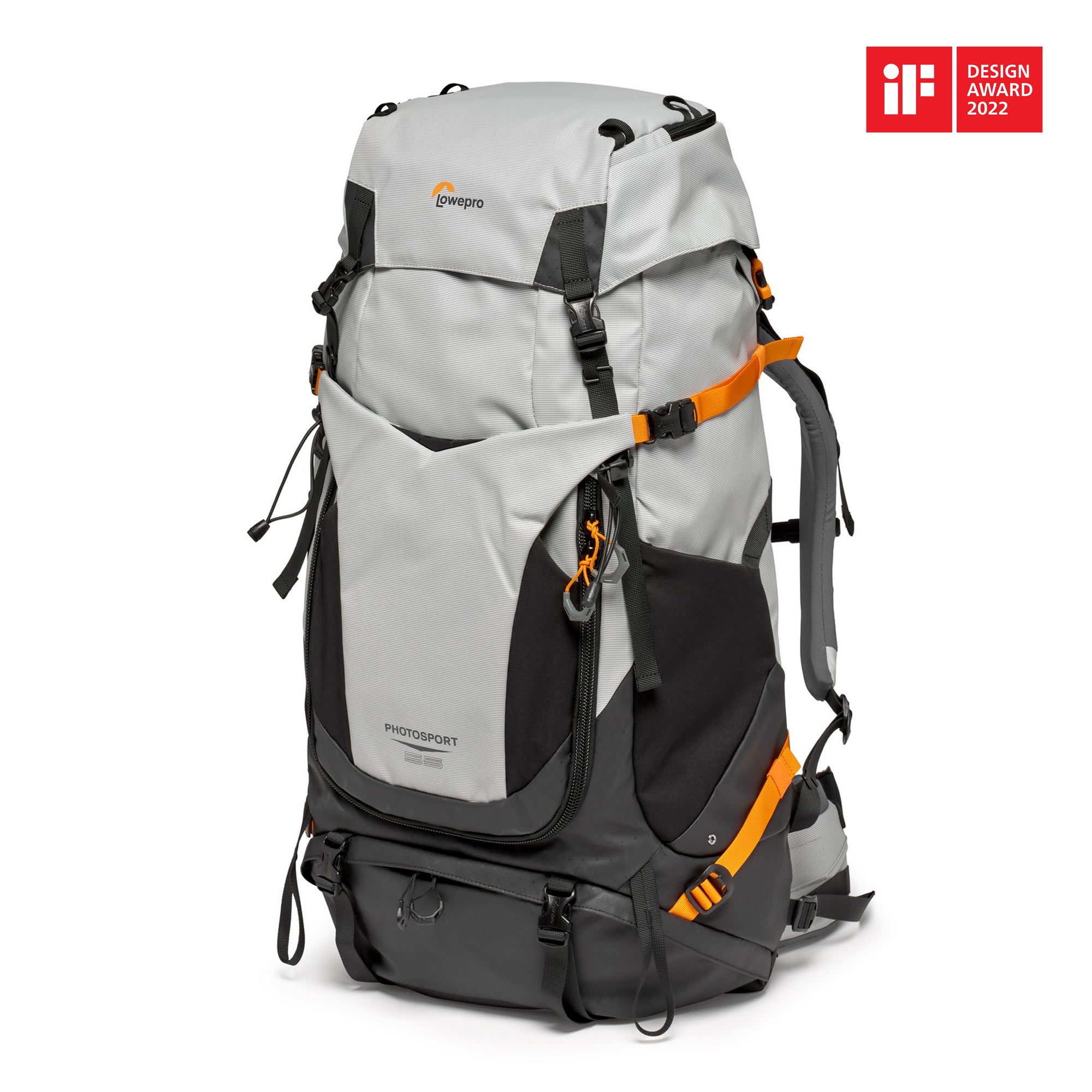 Раница Lowepro PhotoSport PRO 55L AW III (M-L) - Сив