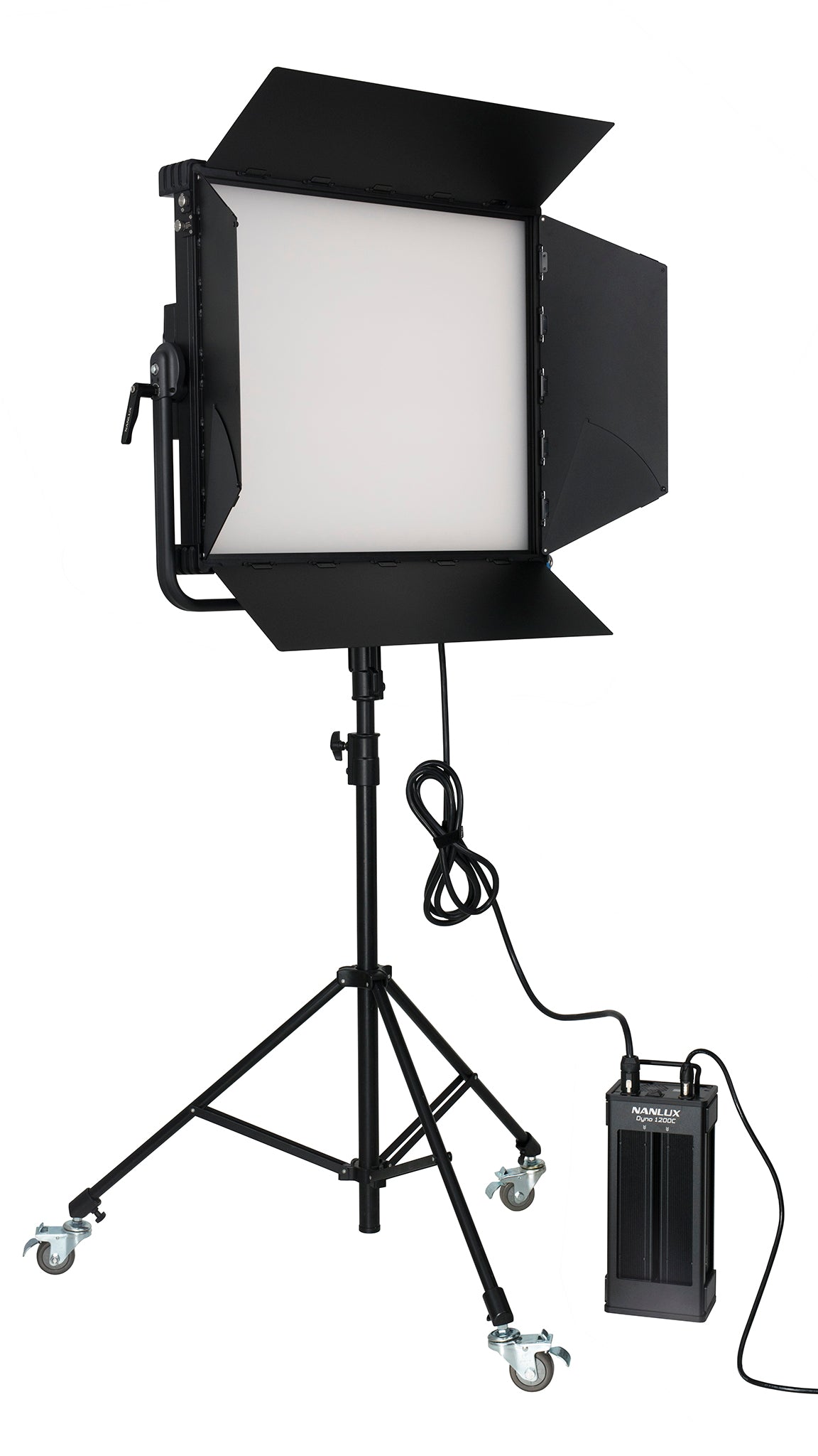 NANLUX DYNO 1200C RGBWW Soft Panel Kit with Flight Case