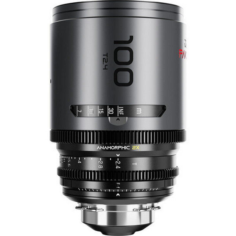 Комплект 3 анаморфни обектива DZOFILM PAVO 2x S35 (32mm, 55mm, 100mm) (T2.1, T2.4) (Син оттенък) (PL/EF, Метрична скала)