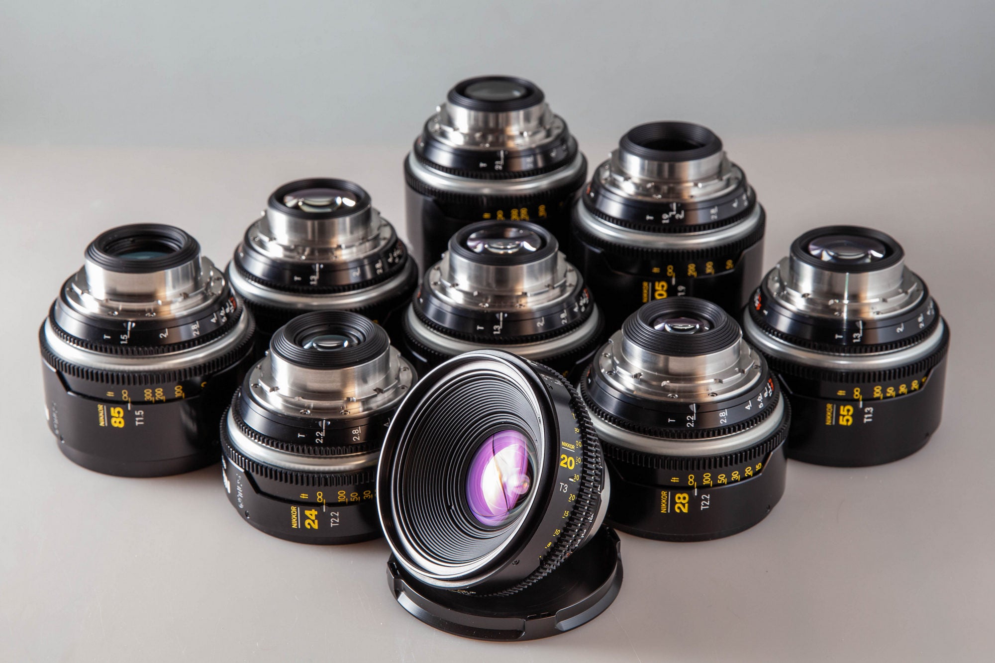 Комплект 9 обектива TLS Nikon AI/AI-S