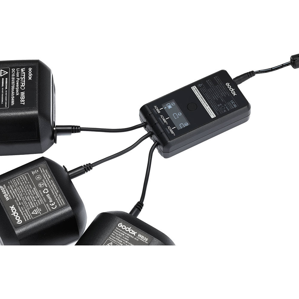 Универсално зарядно Godox UC46 за AD600 AD600PRO AD400PRO