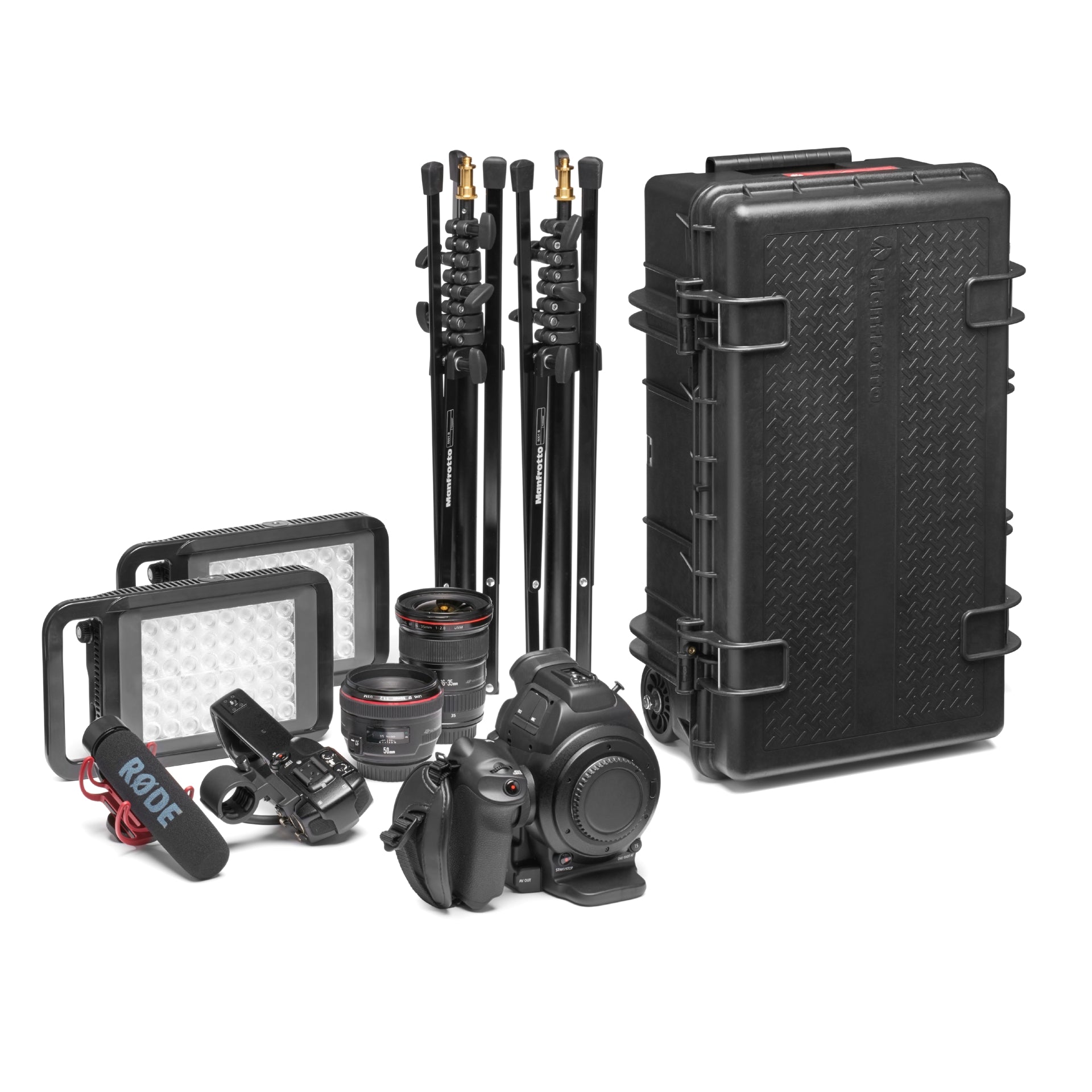 Manfrotto ProLight Reloader Tough-55 HighLid carry-on camera rollerbag