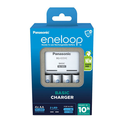 Panasonic Eneloop Basic Charger Kit 4x AA 2000 mAh