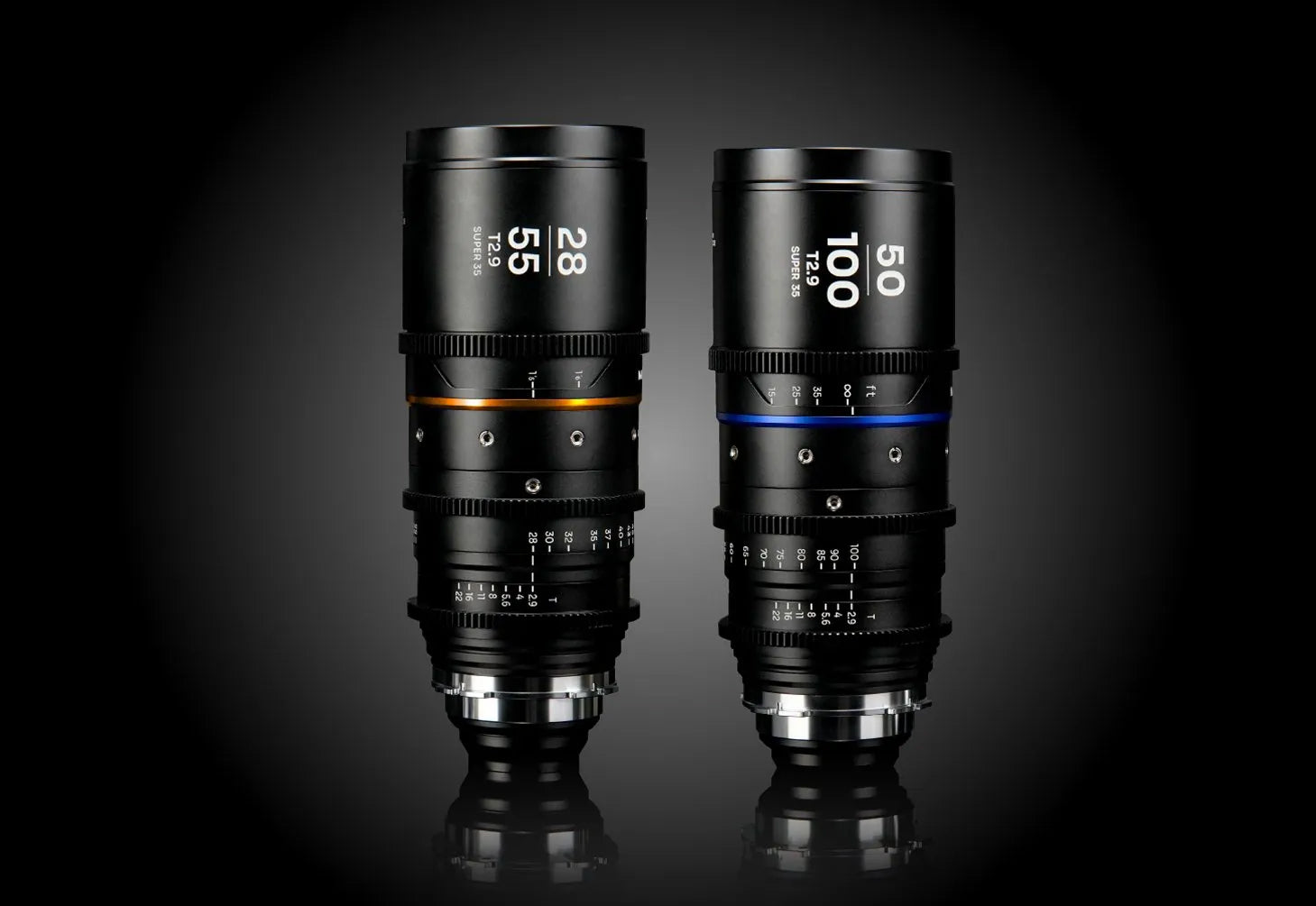 Promo Dual Laowa Nanomorph S35 Zoom (28-55mm, 50-100mm) Set - Blue Flare