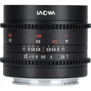 Обектив Laowa 9mm T2.9 Zero-D Cine за MFT- метричен