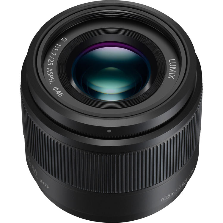 Обектив Panasonic 25mm f1.7 Asph - Черен
