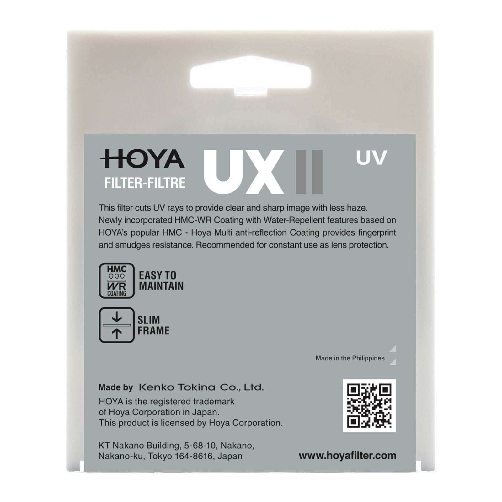 Hoya filter Hoya 58mm UX II UV (PHL)