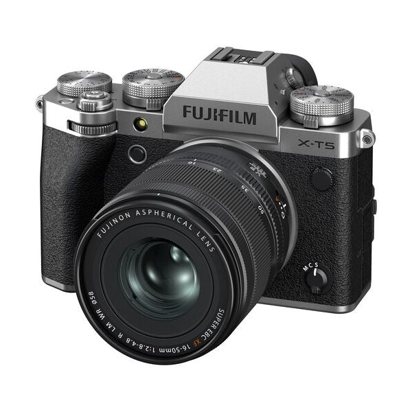 Фотоапарат Fujifilm X-T5 (Сребърен) с обектив Fujifilm XF 16-50mm f/2.8-4.8