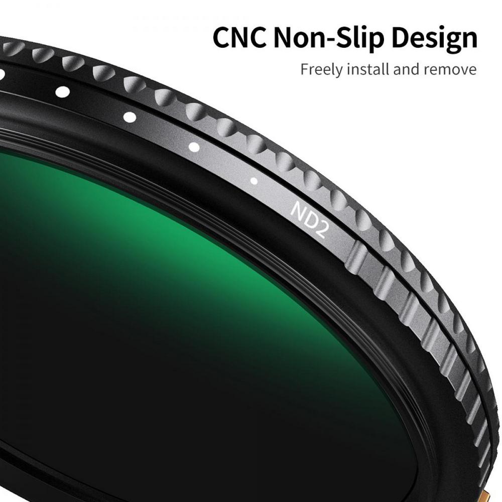 K&F Concept 95mm Variable ND Filter ND2-ND400 (9 Stop)