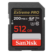 SD Карта памет SanDisk Extreme Pro SDXC 512GB - 200MB/s V30 UHS-I U3