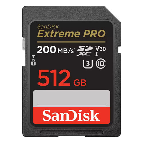 SD Карта памет SanDisk Extreme Pro SDXC 512GB - 200MB/s V30 UHS-I U3