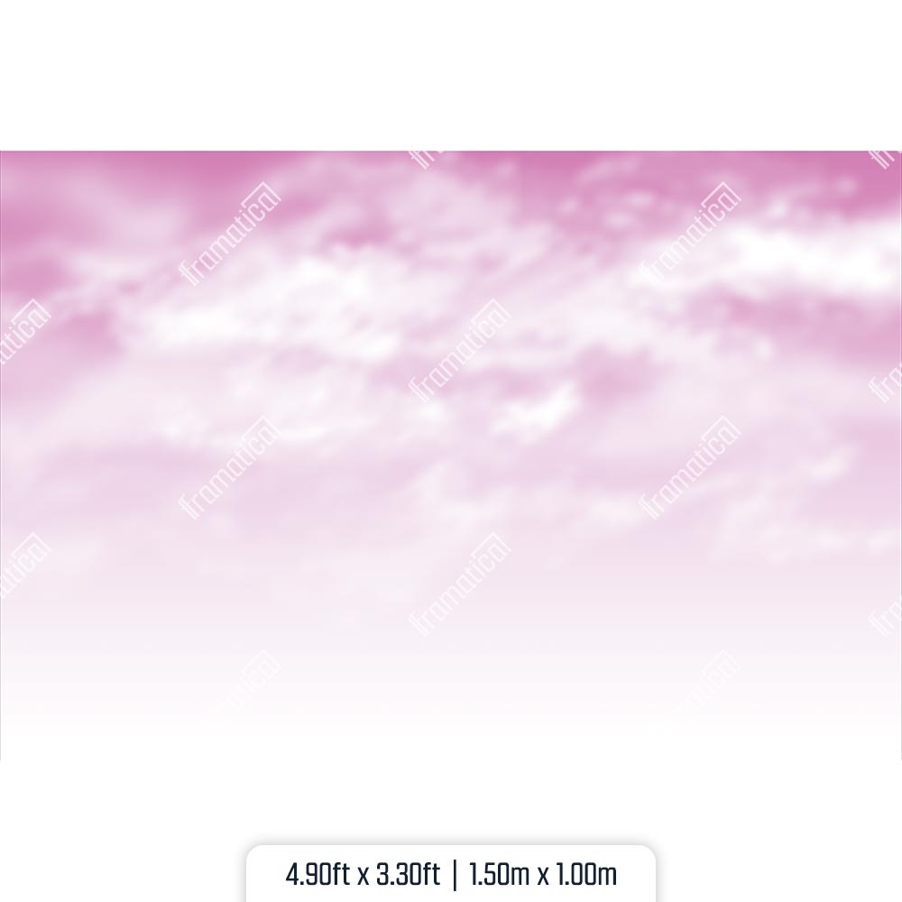 Текстилен фон - Pink is in the air - 1.50m x 1.00m