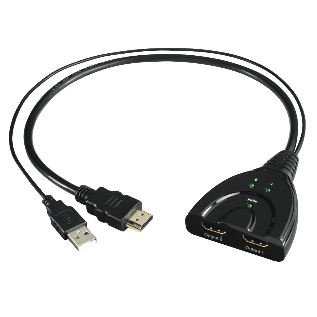 Сплитер HDMI Hama, 2x HDMI, 4K