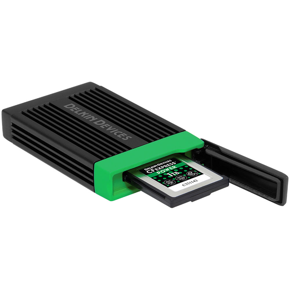 Четец Delkin за CFexpress Type B карти - USB 3.2 Интерфейс