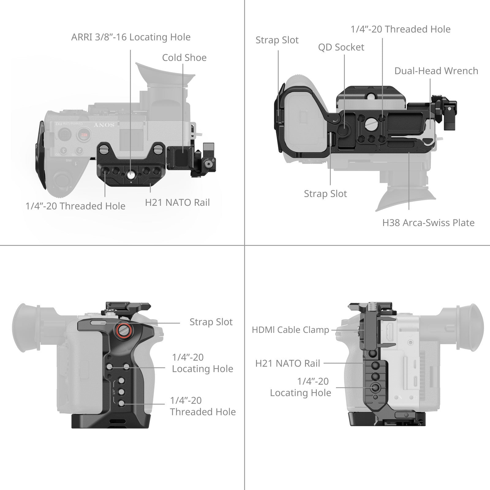 Клетка Kit SmallRig за Sony FX2 5587