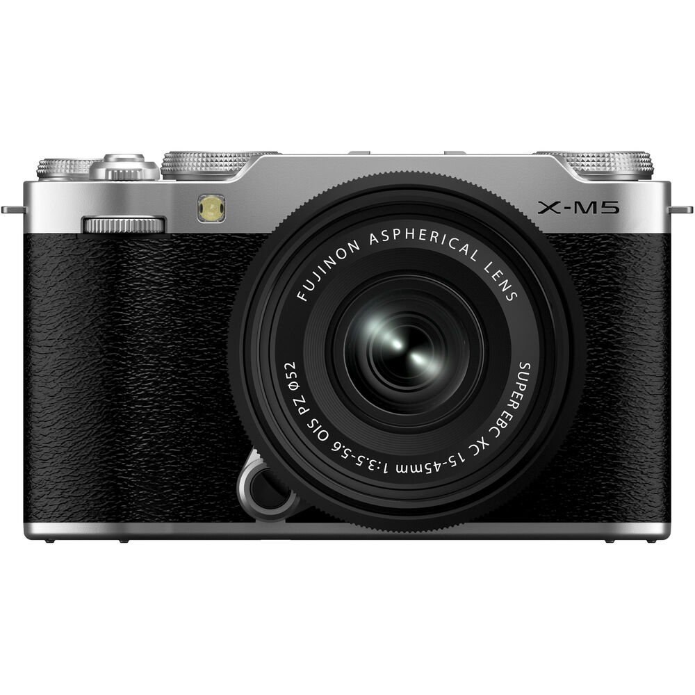 Фотоапарат Fujifilm X-M5 с обектив XC 15-45mm f/3.5-5.6 (Сребърен)