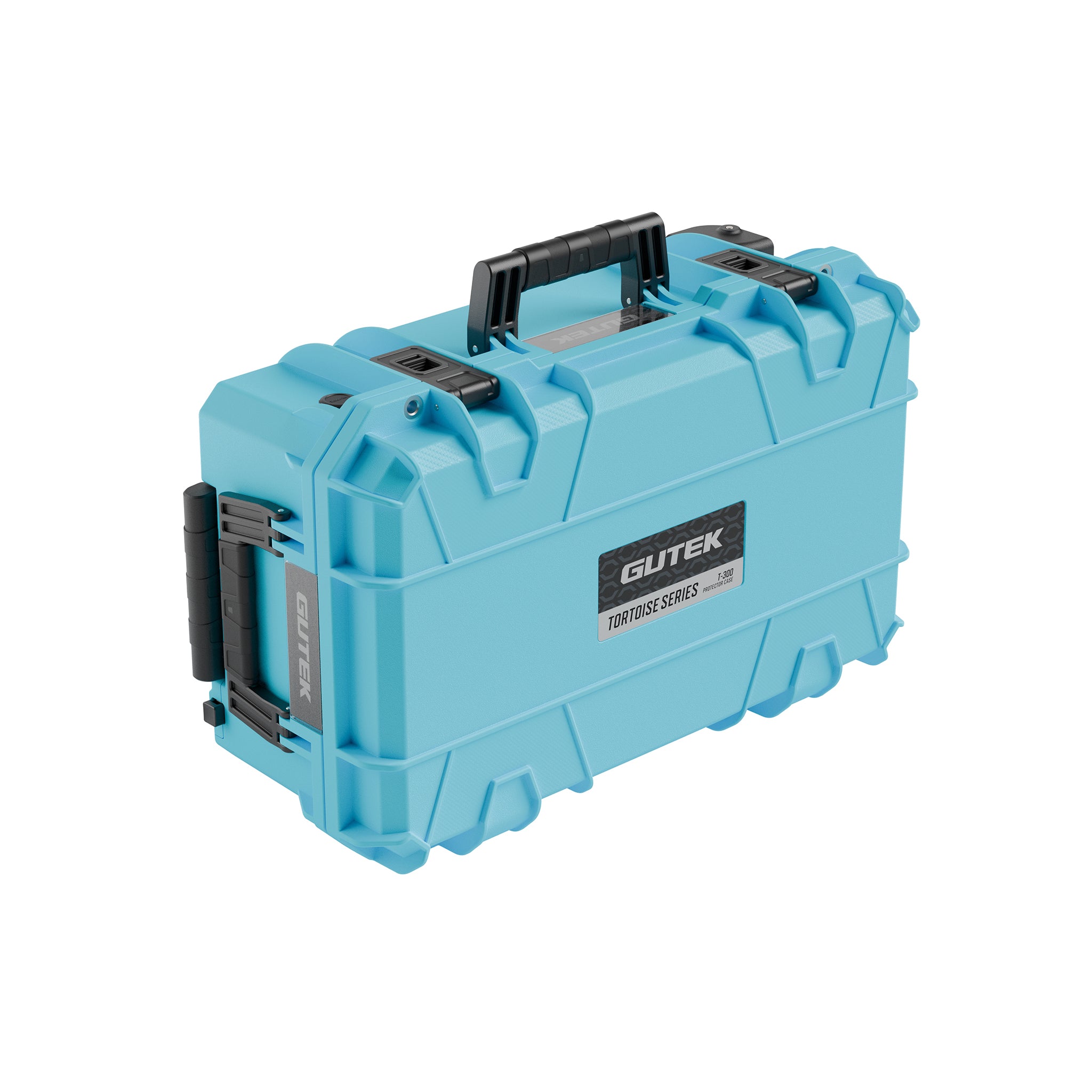 Твърд куфар с колелца GUTEK Tortoise T-300 Azure Blue - IP67