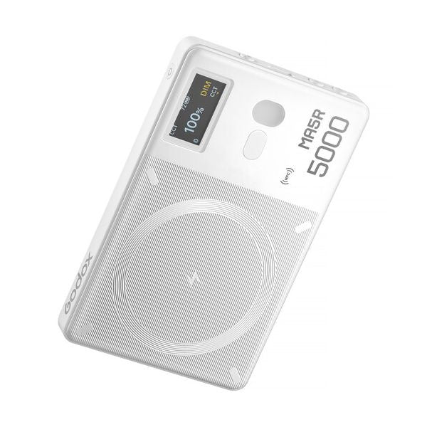 Диоден RGB панел и преносимо зарядно Godox MA5R (White)