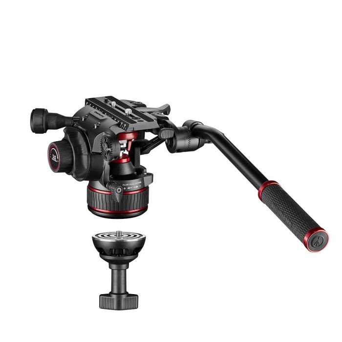 Видео статив комплект Manfrotto Nitrotech 608/ Карбонов Twin MS - със среден паяк - 5г. гаранция