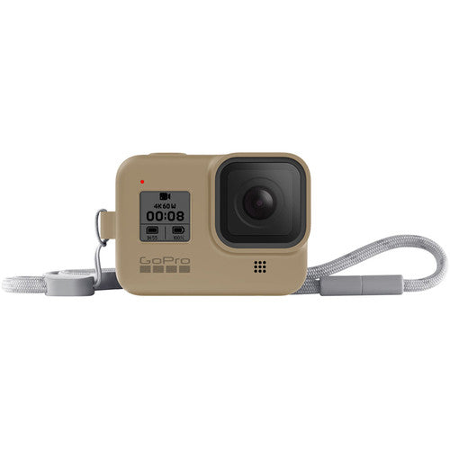 GoPro Silicone Sleeve and Adjustable Lanyard Kit for GoPro HERO8 (Sand)